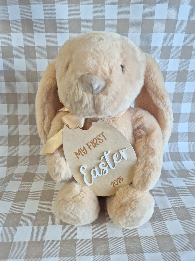 My First Easter Plaque | AXN Laser Creations