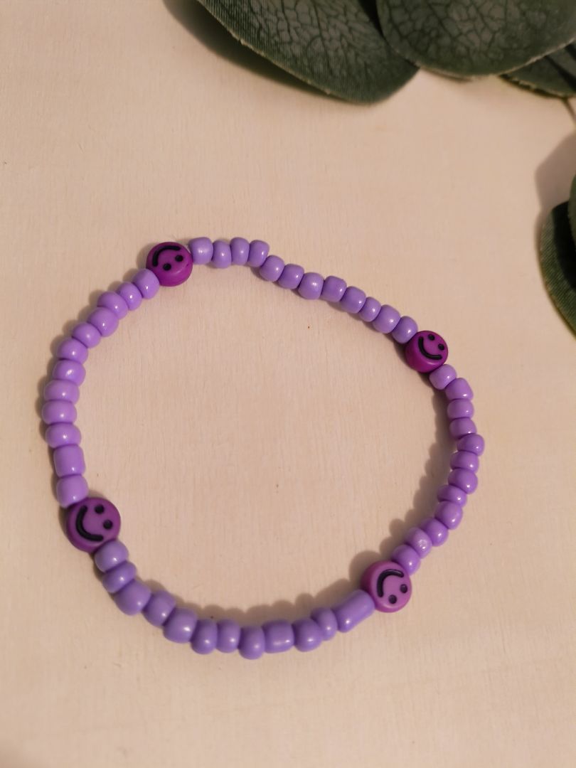 Creating Shananigens Mixed Purple Bracelets, Purple