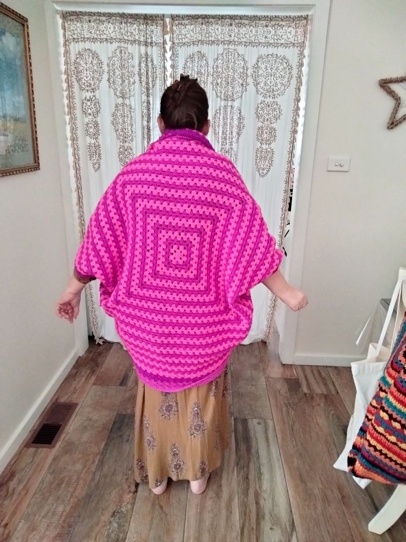 Carmah Designs Springtime Bliss Snuggle Cardigan, Pink Free Size