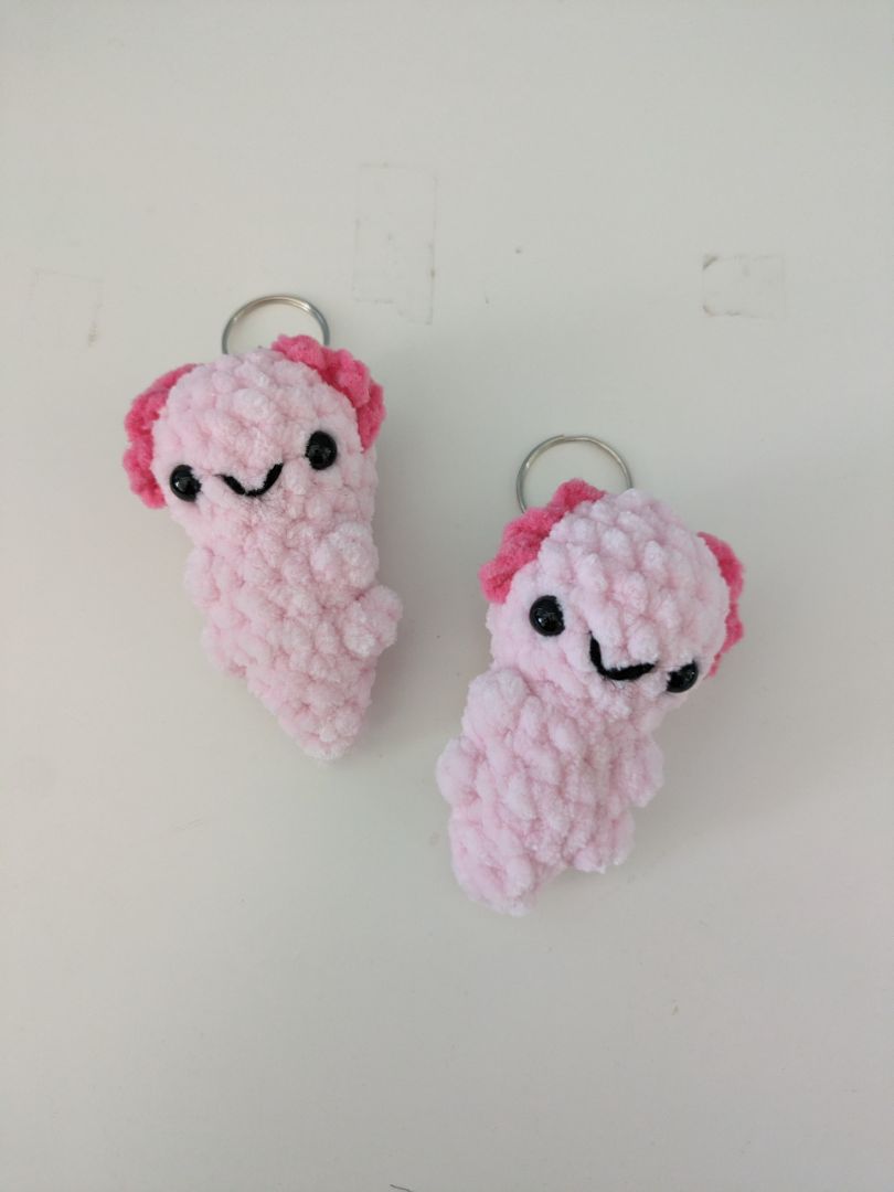 Axolotl Crochet Keyring | Mon Ami Crochet