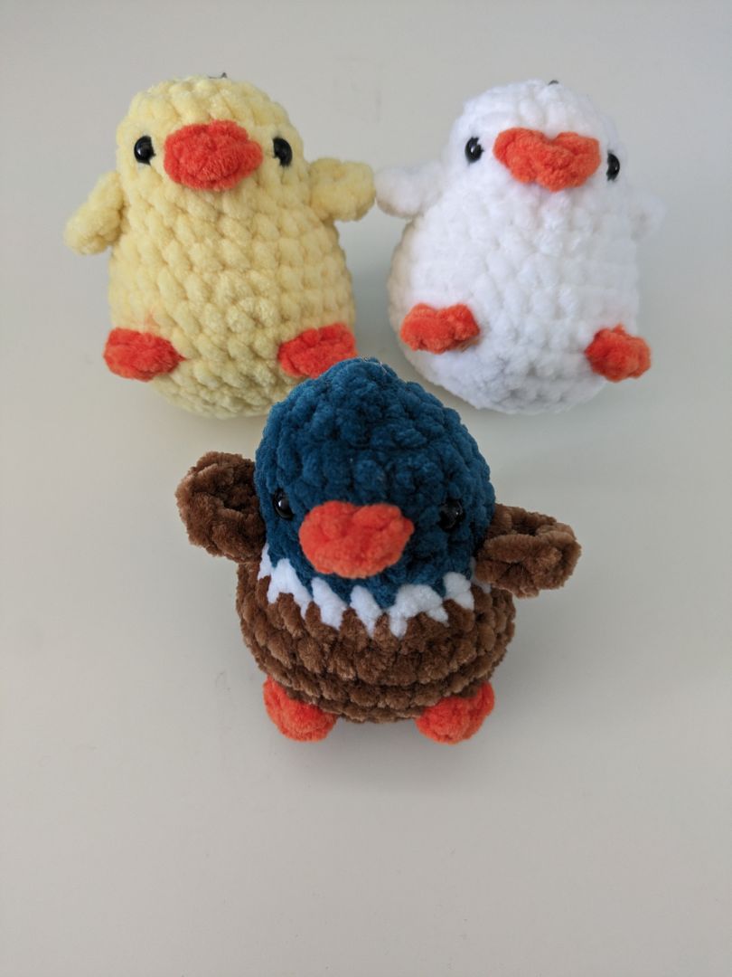 Mon Ami Crochet Duckie Crochet Keyring