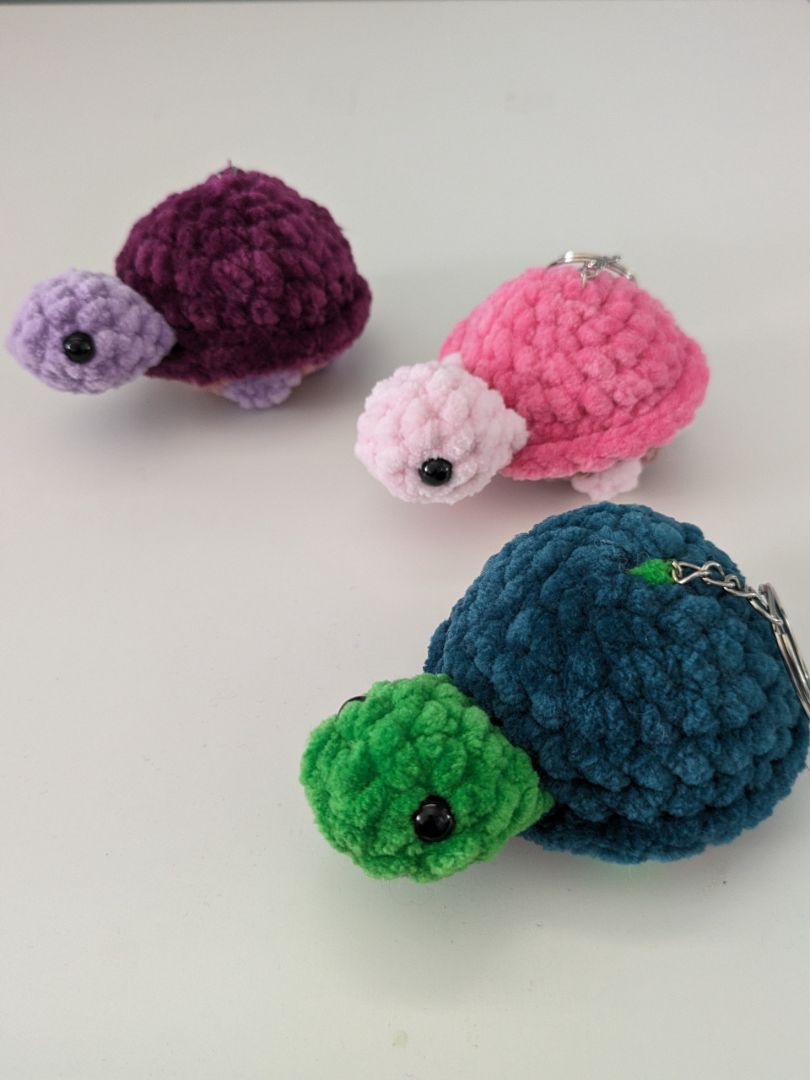 Mon Ami Crochet Turtle Crochet Keyring