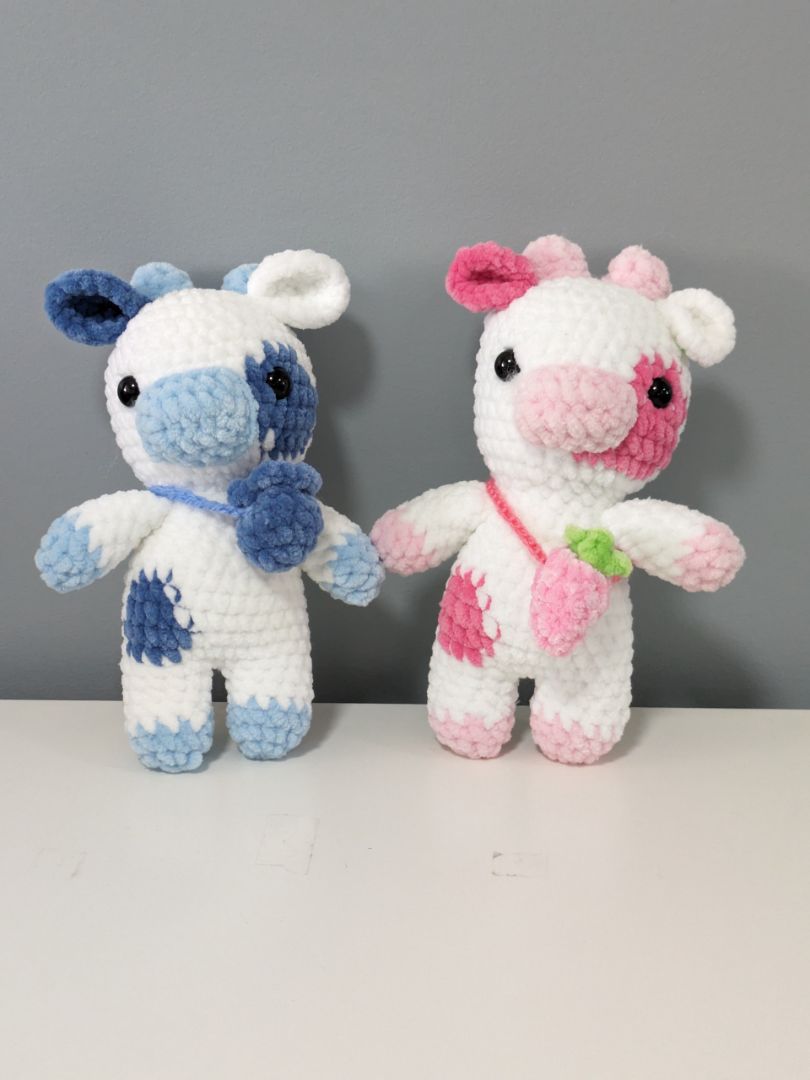 Mon Ami Crochet Fruity Cow Crochet Plushie