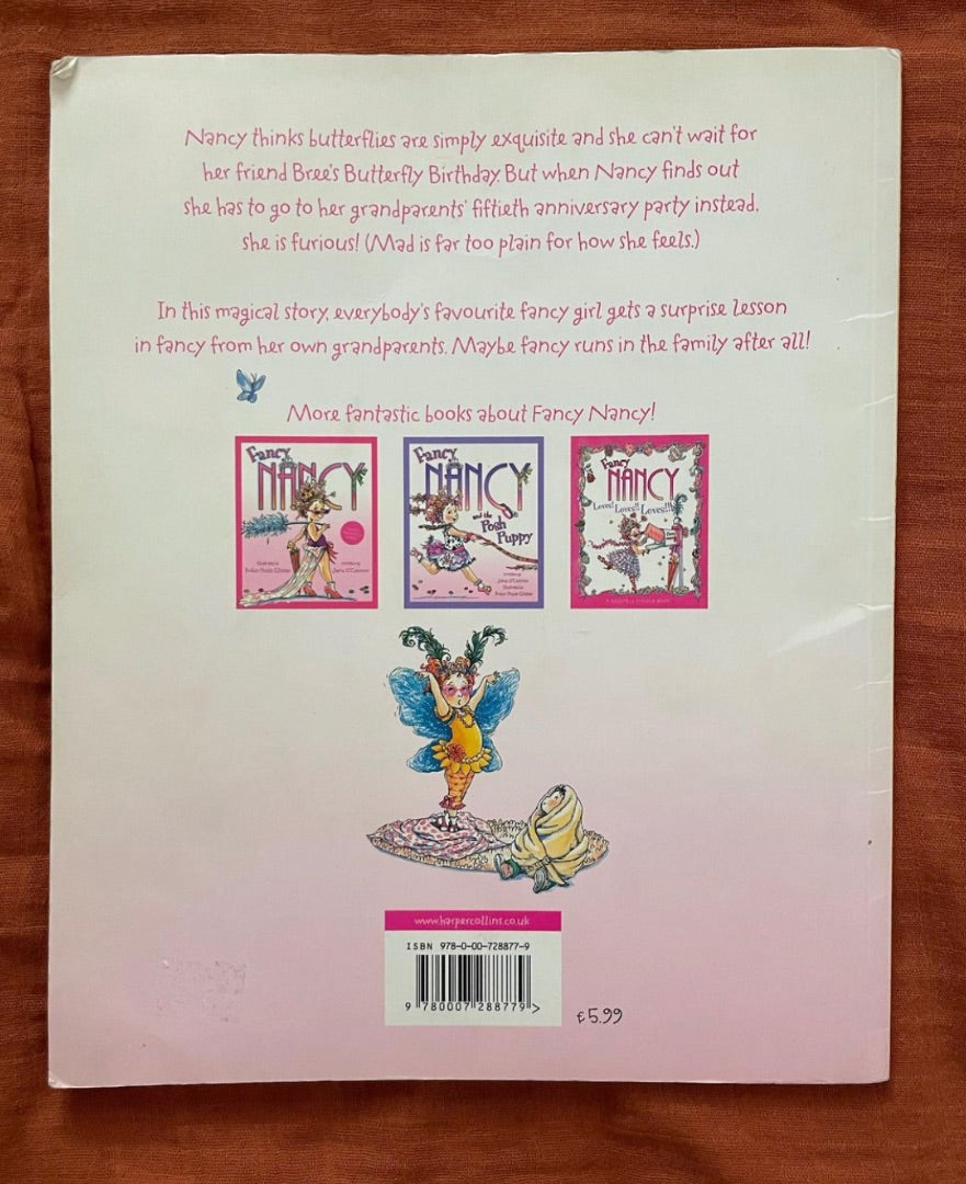Thrifted Stories Fancy Nancy Butterfly Birthday
