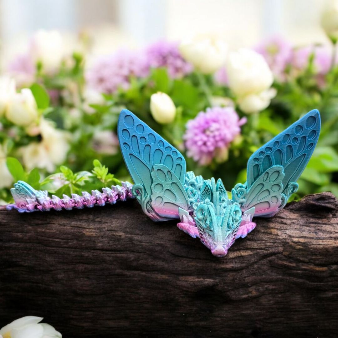 4 Little Bells Butterfly Dragon, Purples