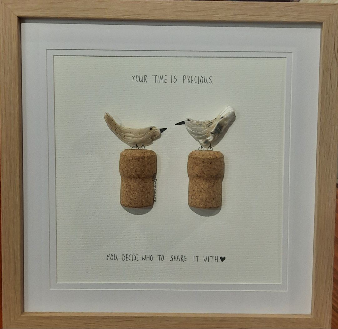 Diartwork Gift Voucher, Timber frame. 27cm x 27 cm