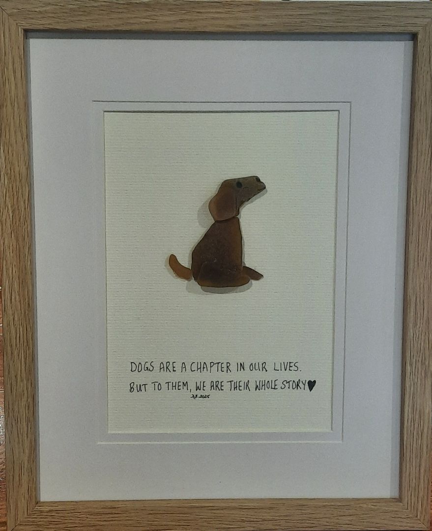 Diartwork Gift Voucher, Timber frame. 27.5cm x 22.5cm