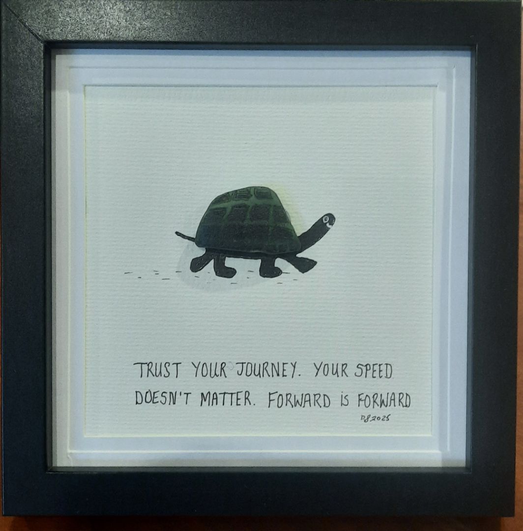 Diartwork Gift Voucher, Black Frame 17.5 cm x 17.5 cm