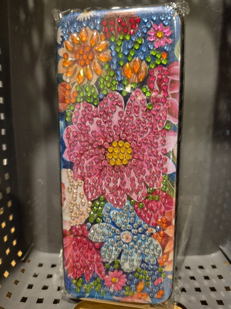 Seahorse Creations AU Glasses Cases - colourful flowers, black