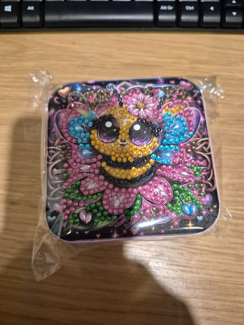 Seahorse Creations AU Jewellery Box - Bee, pink small
