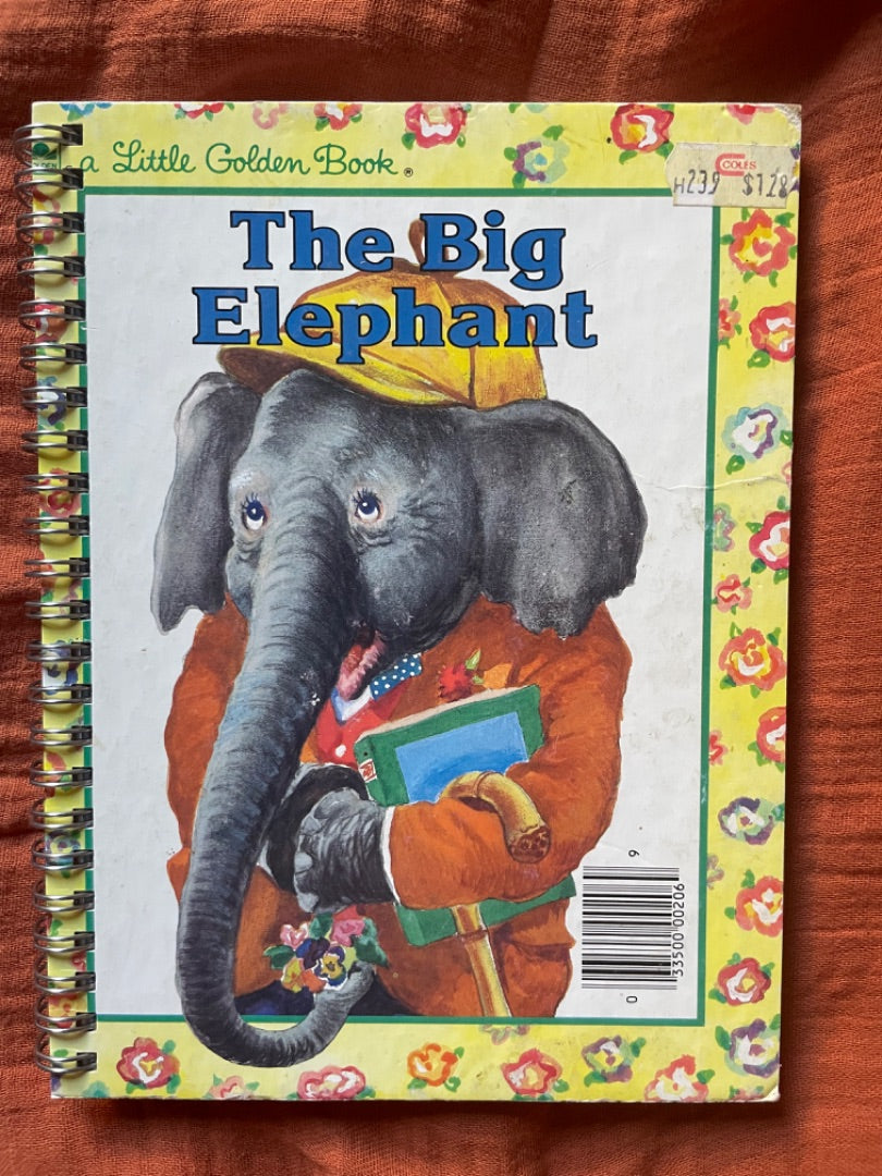 Thrifted Stories Little Golden Notebook- The big elephant