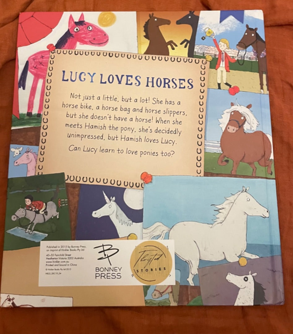 Thrifted Stories Lucy likes horses