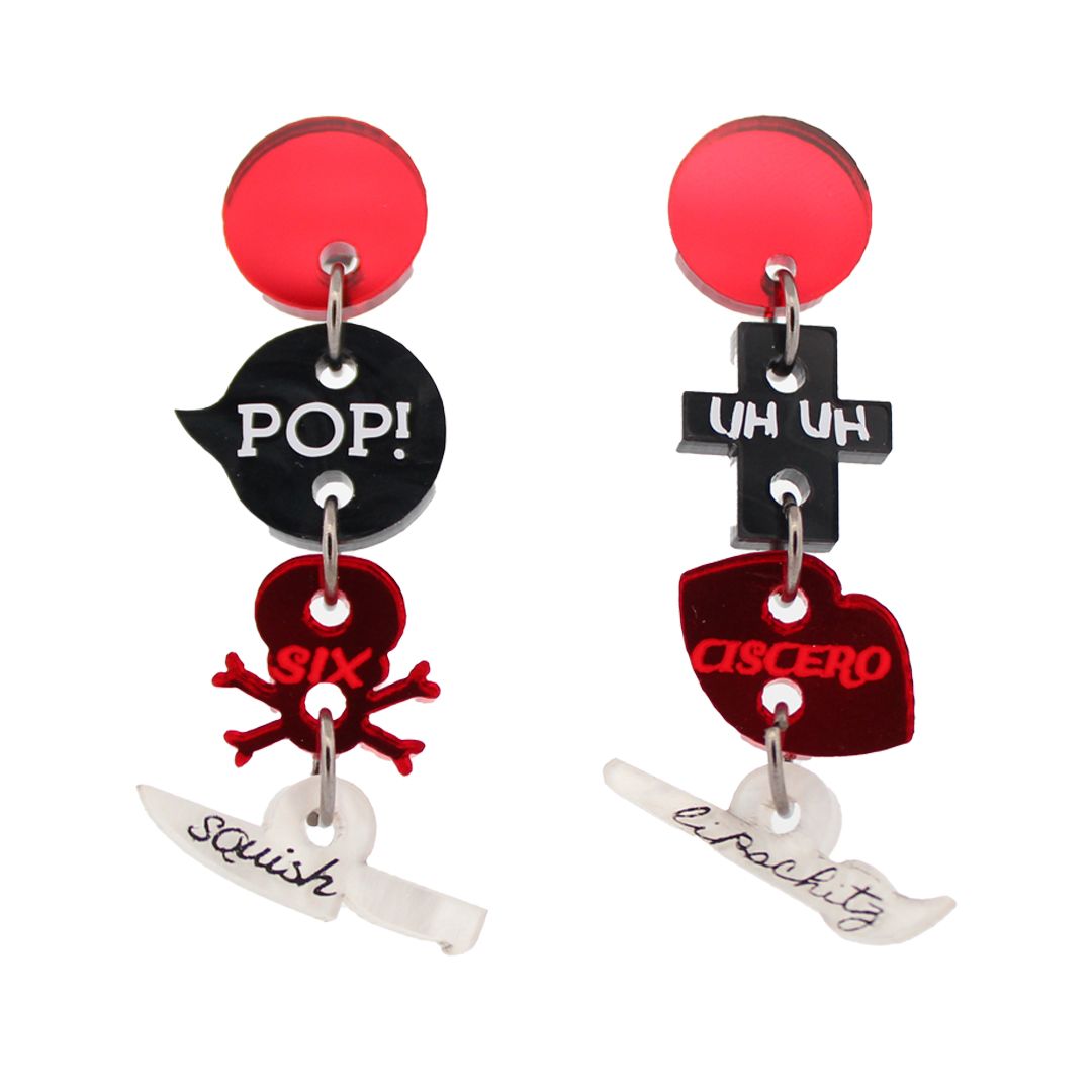 Ginger Pins Originals Chicago Earrings