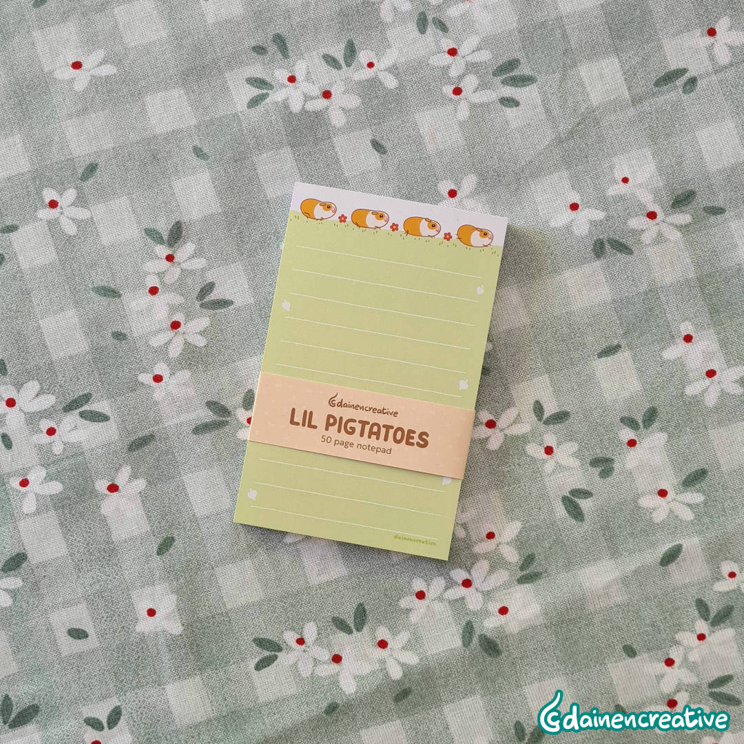 Dainen Creative Little Guinea Pig Rule Notepad, 77 x 123 mm