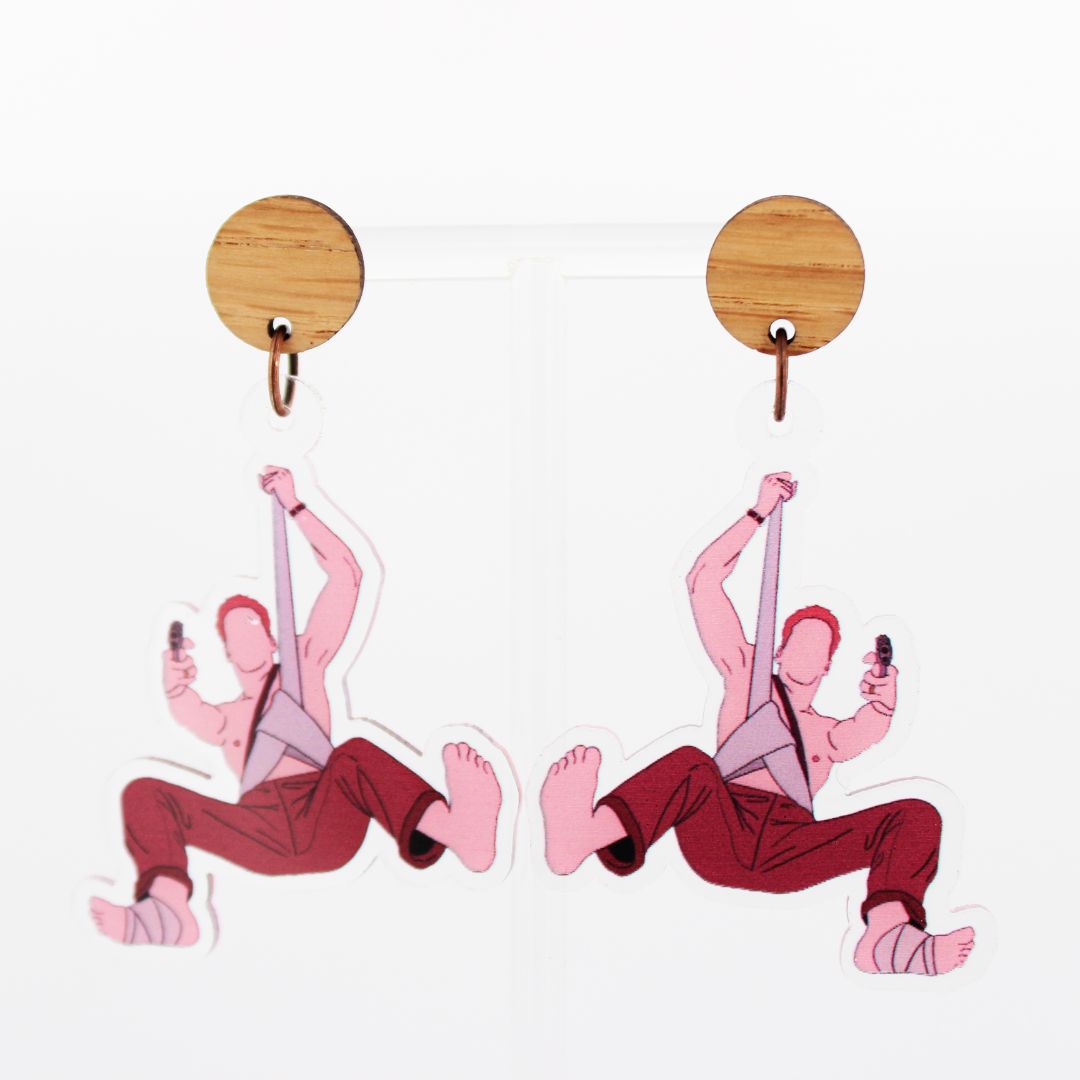 Ginger Pins Originals Die Hard Earrings