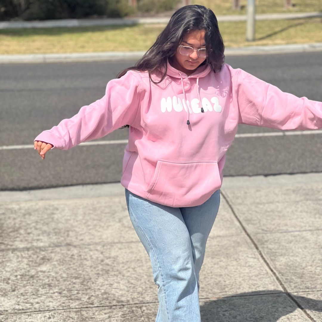 HUKEAZ Sounds Like a You Problem Hoodie, Pink Small
