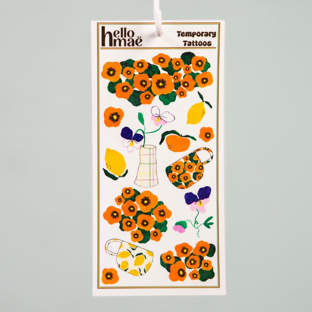 hellomae Temporary Tattoos