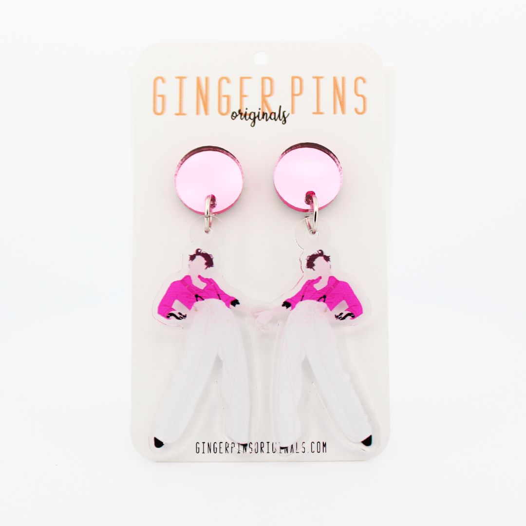 Ginger Pins Originals Harry Styles Mirror Earrings