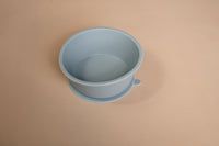Tucker Tots Silicone Suction Bowl, Dusty Blue