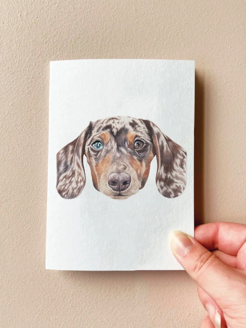 Annalise Paints Jimmy the Sausage Dog