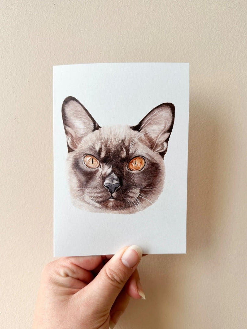 Annalise Paints Yoyo the Burmese