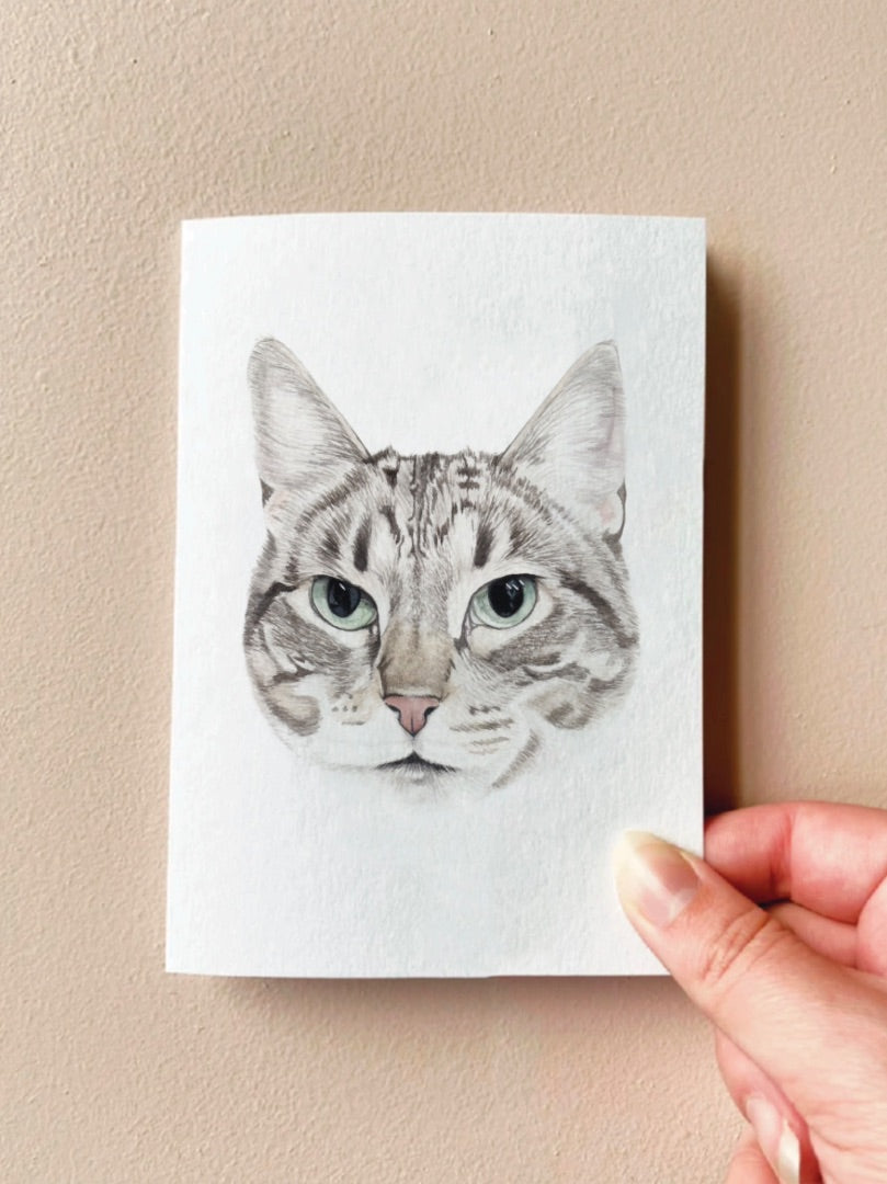 Annalise Paints Poppy the Tabby