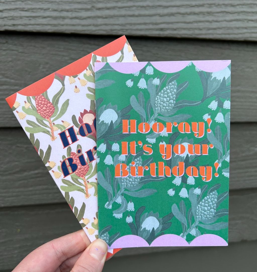 alittlecoy Greeting Cards, various colours various
