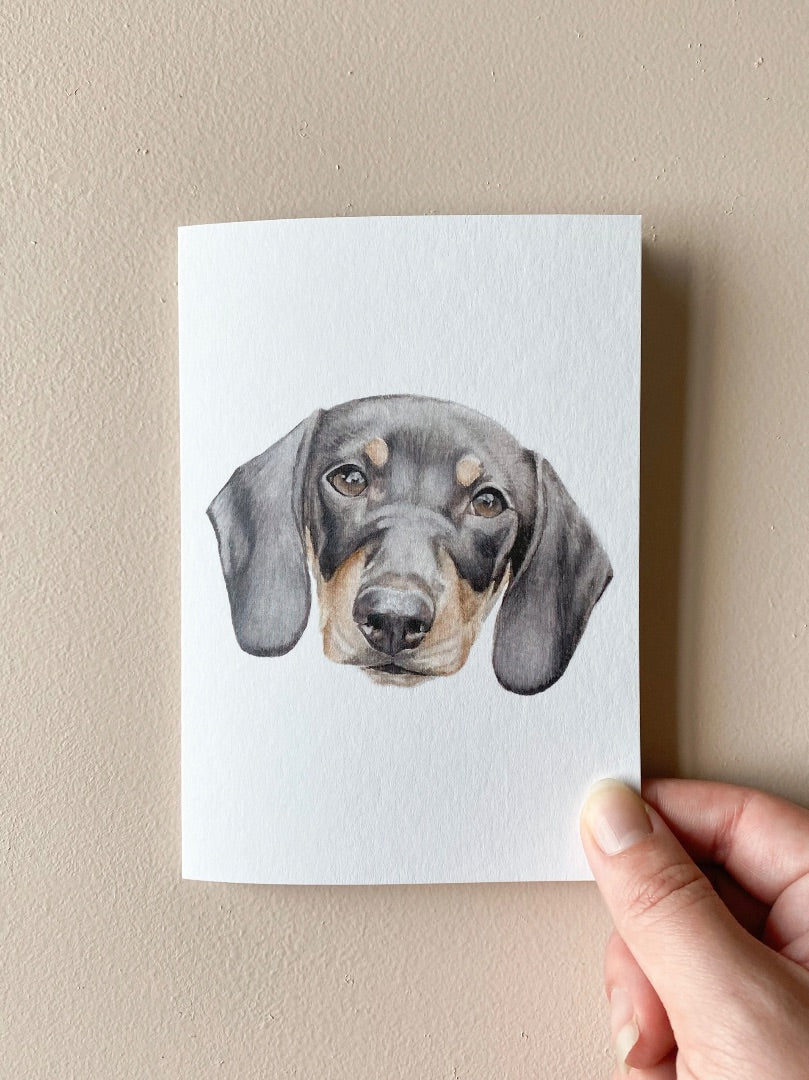 Annalise Paints Roger the Sausage Dog