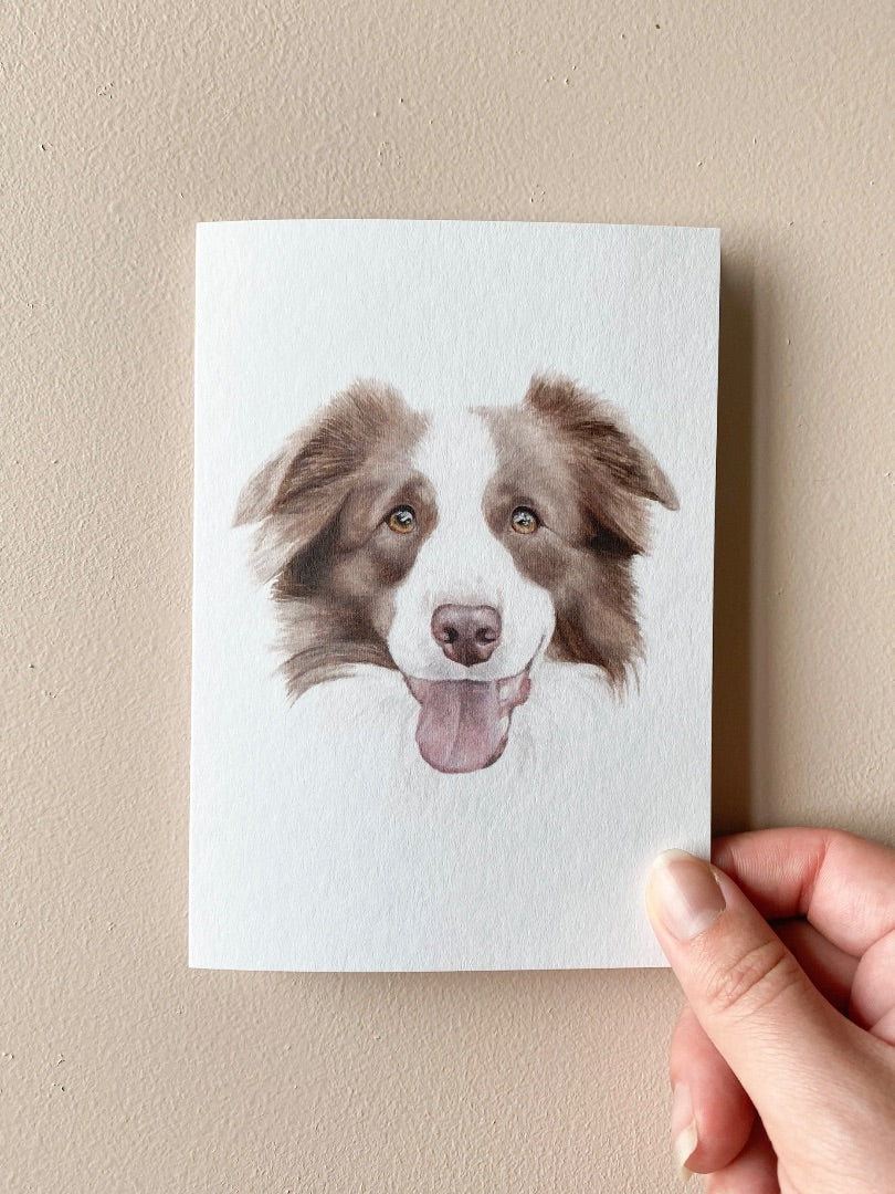 Annalise Paints Tully the Border Collie