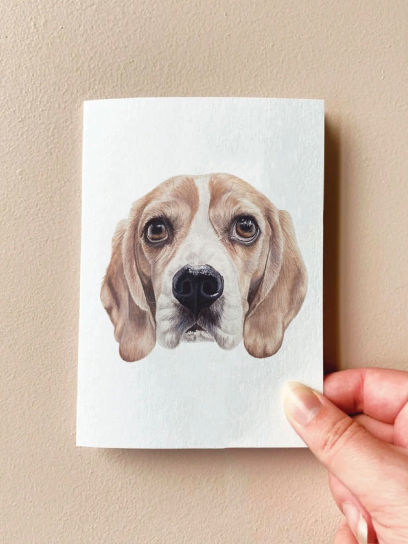 Annalise Paints Florence the Beagle
