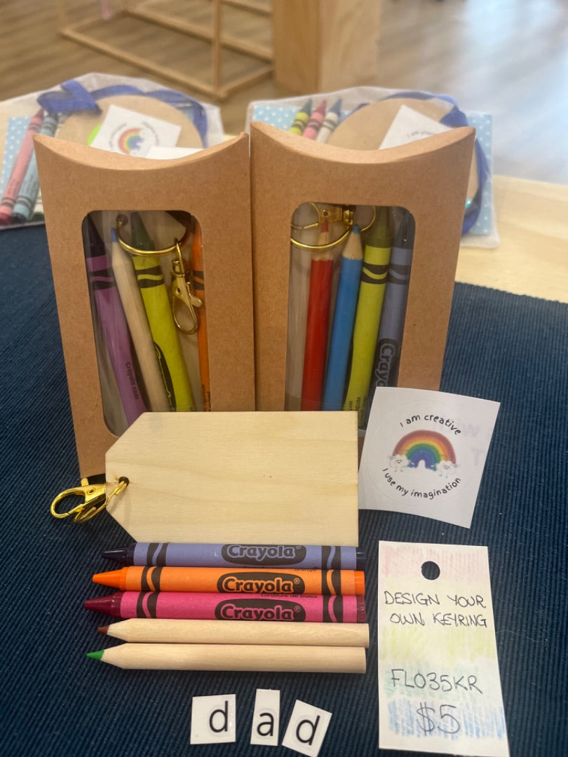 Play, learn, grow with Ms. Flo Design your own keyring