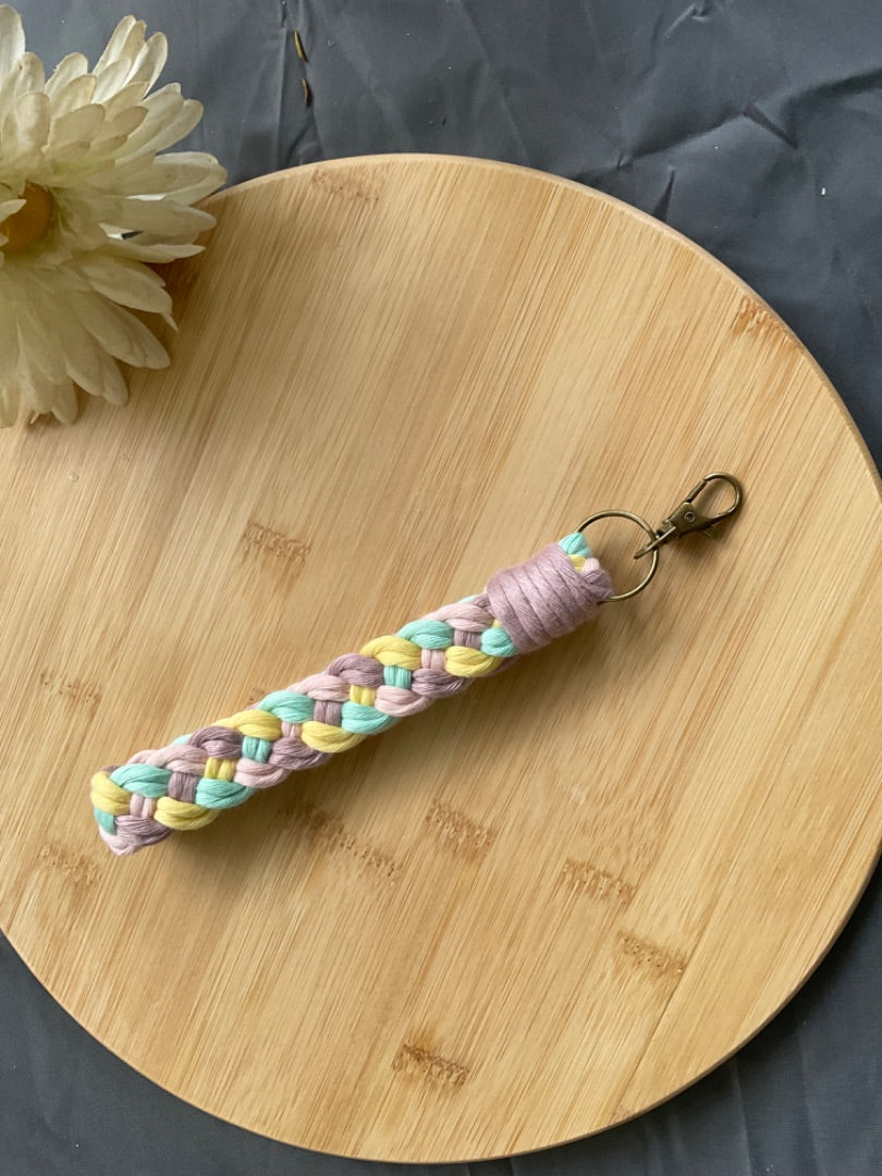 Little Joyz Studio Braided Wristlets, Smokey Lavendar 15 cm