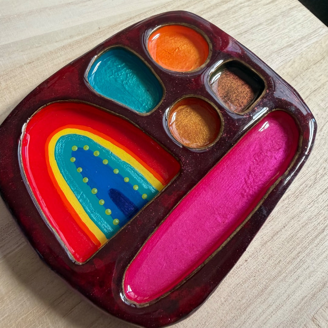 Lacroz & Co. Designs Rainbow Trinket Dish