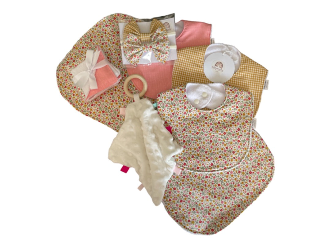 Playmate kids Large baby gift box Spring floral & gingham, Floral Large gift Box
