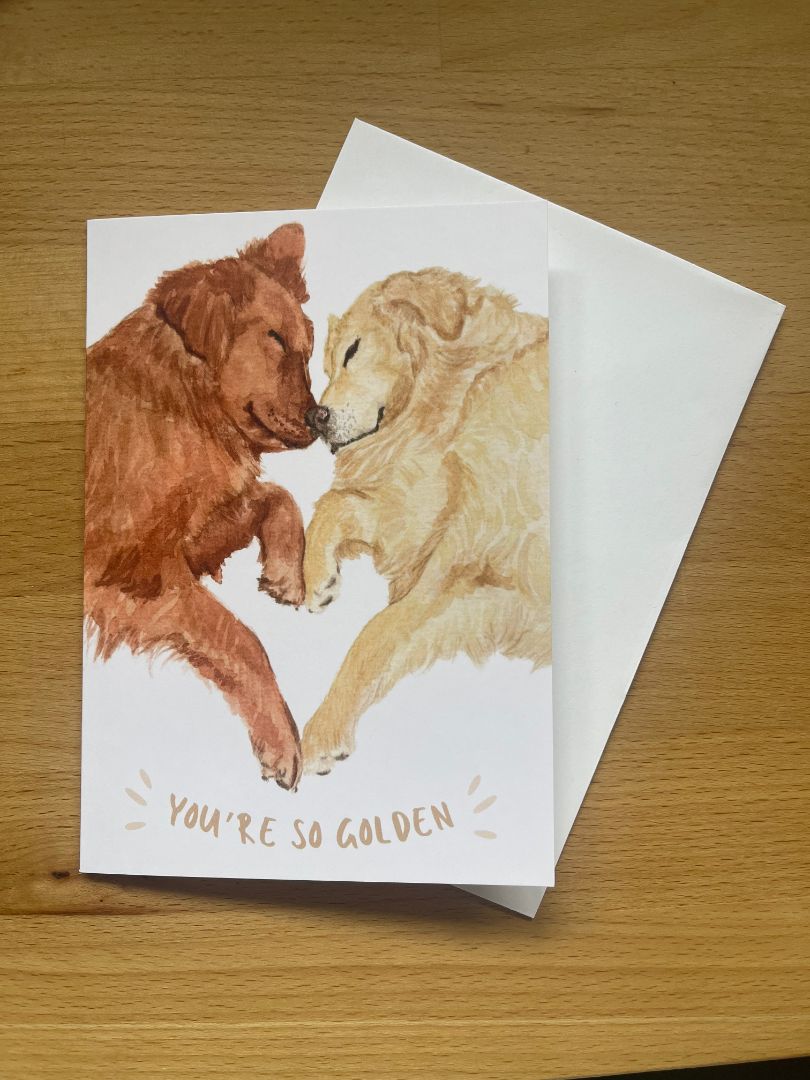 Ebony & Ivory Collective You're So Golden Card