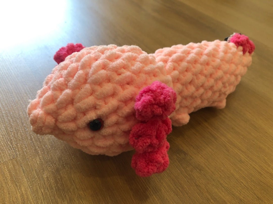 Getting My Stitches Together Crochet Axolotl