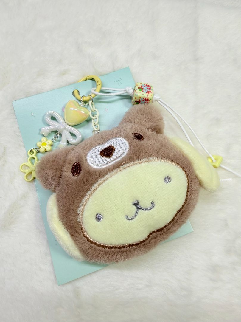 mushieblobs studio Bag Charm: Pompompurin Plush, Yellow