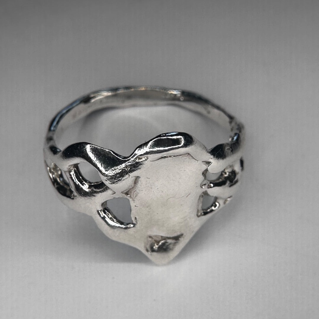 Venom Gemz Web Signet, Silver R