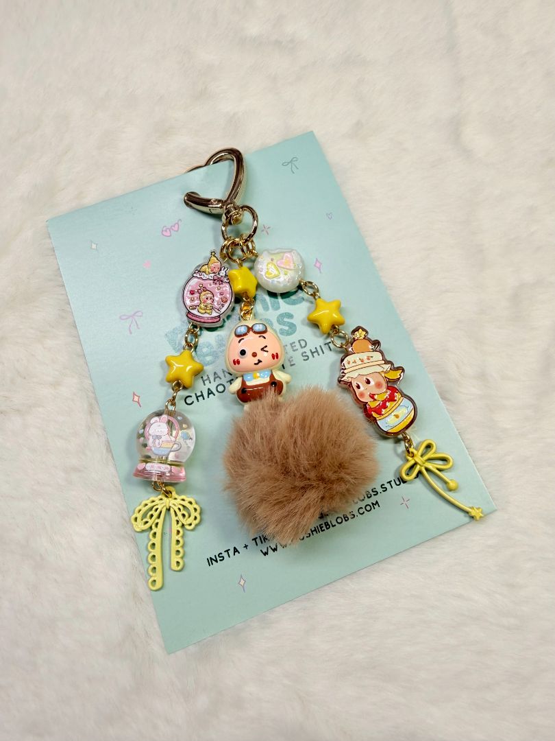 mushieblobs studio Bag Charm: Twinkle, Yellow