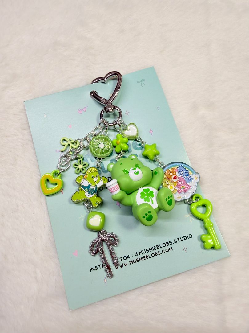 mushieblobs studio Bag Charm: Care Bears, Green