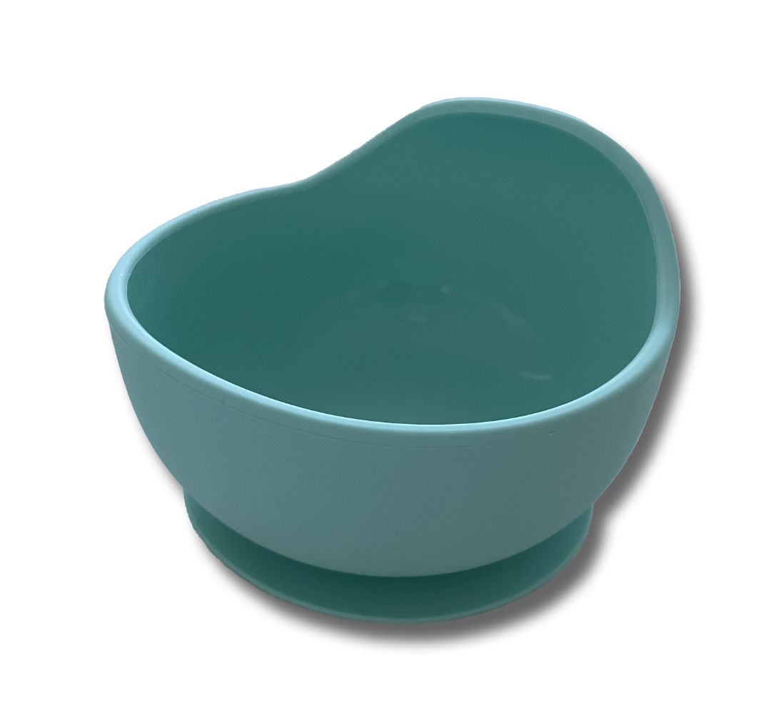 Tucker Tots Silicone Suction Bowl, Light Blue