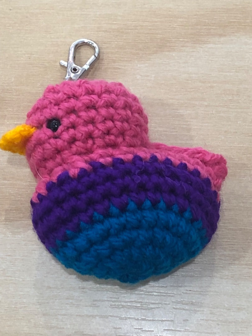 Getting My Stitches Together Bi Pride Duck