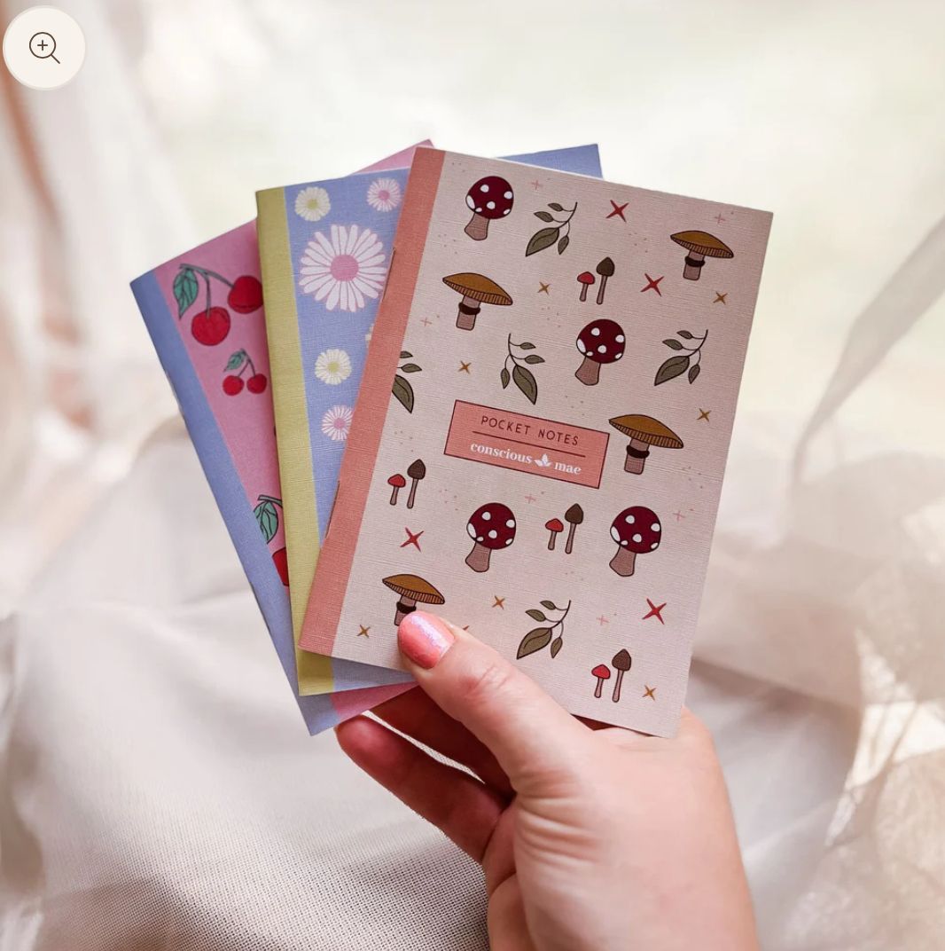 Conscious Mae Pocket Notes 3 Pack, A6