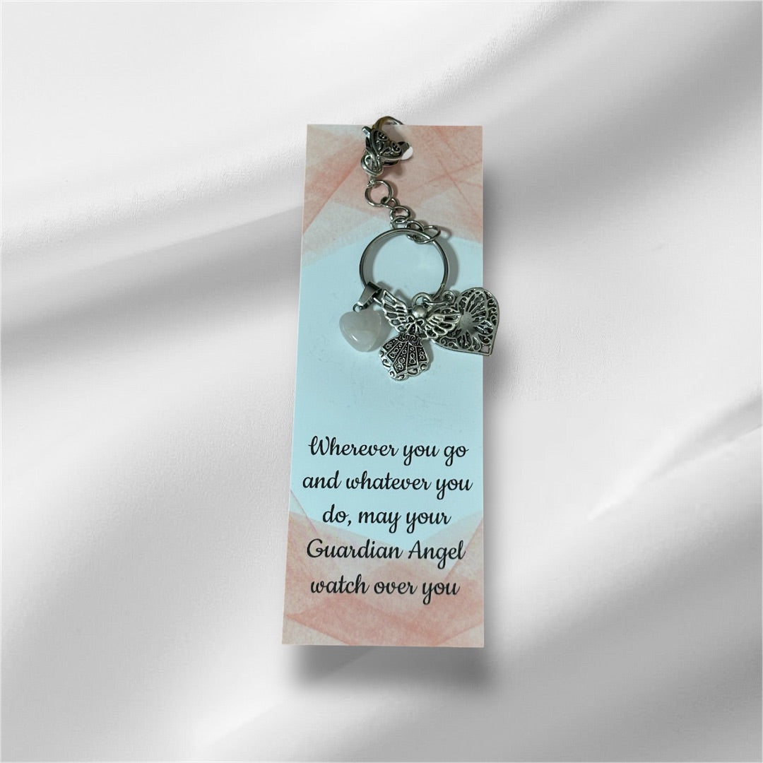 Crystal Inspirations Angel with Rose Quartz, Pink