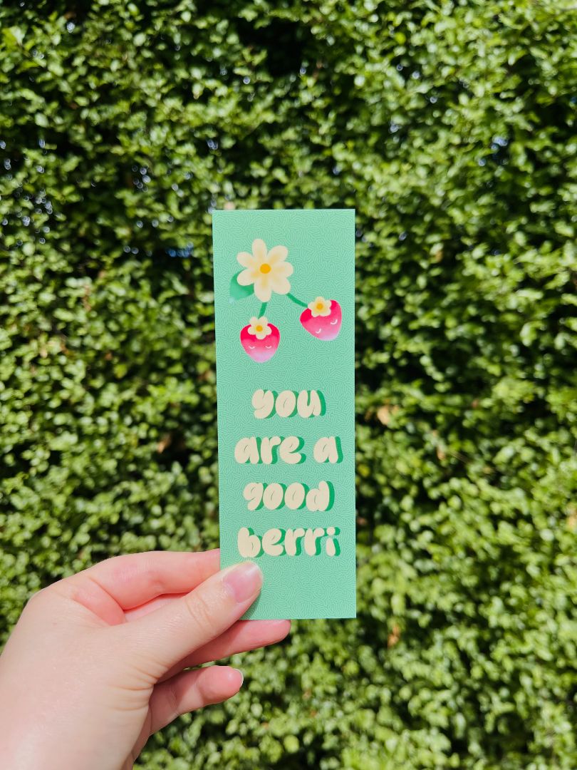 Seedi Bun Good Berri Bookmark, Green Standard Bookmark