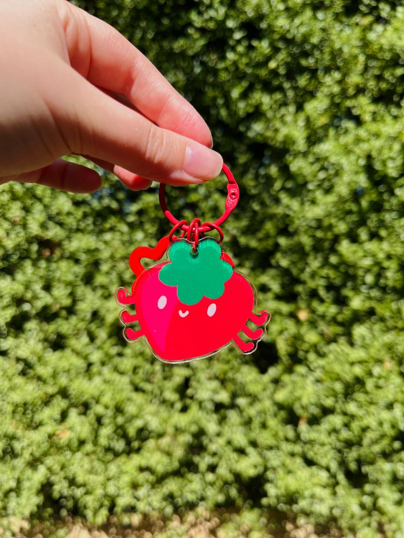 Seedi Bun Seedi Keychain (large), Red large