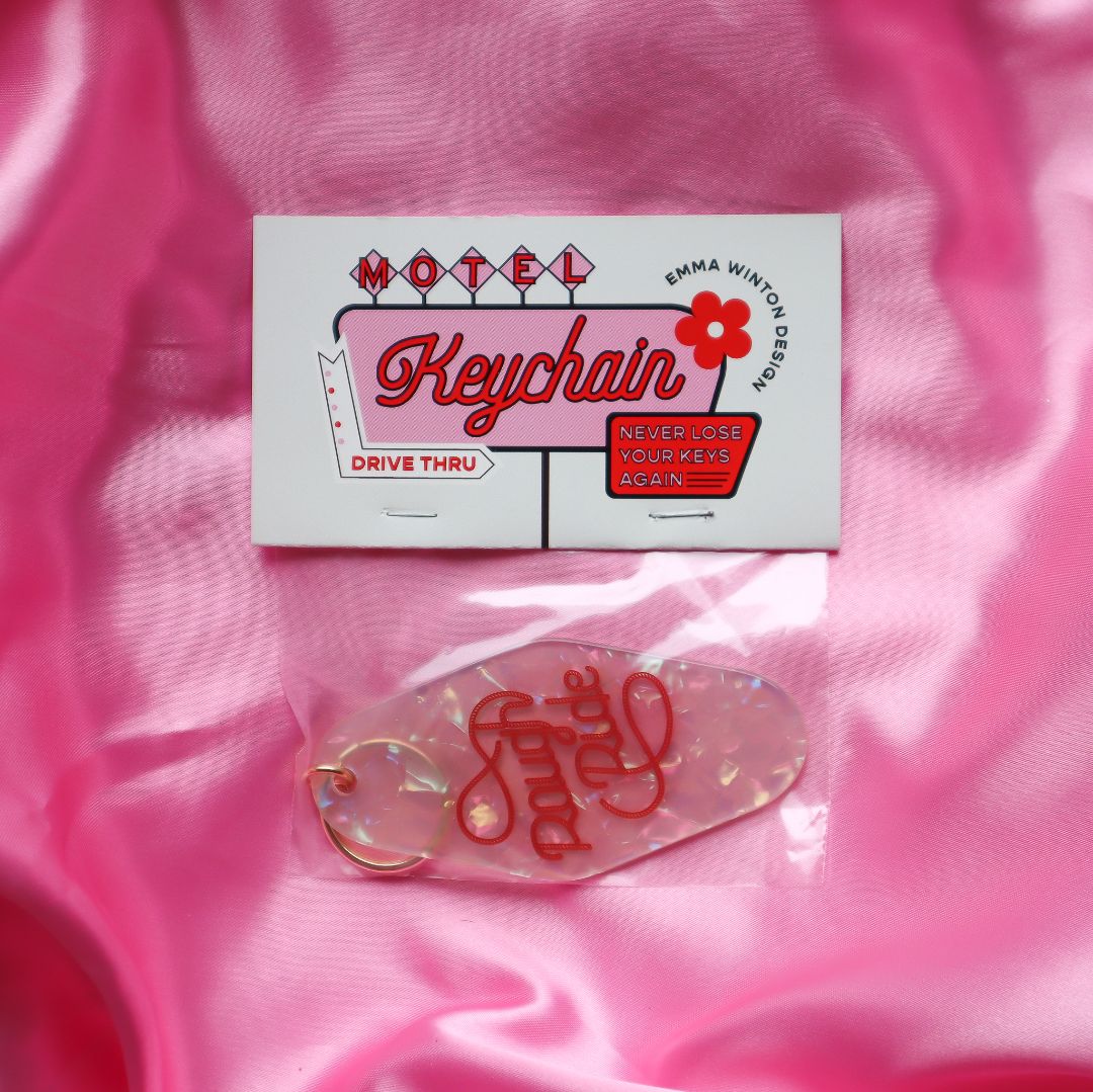 The Rough Ride - Motel Keychain | Emma Winton Design