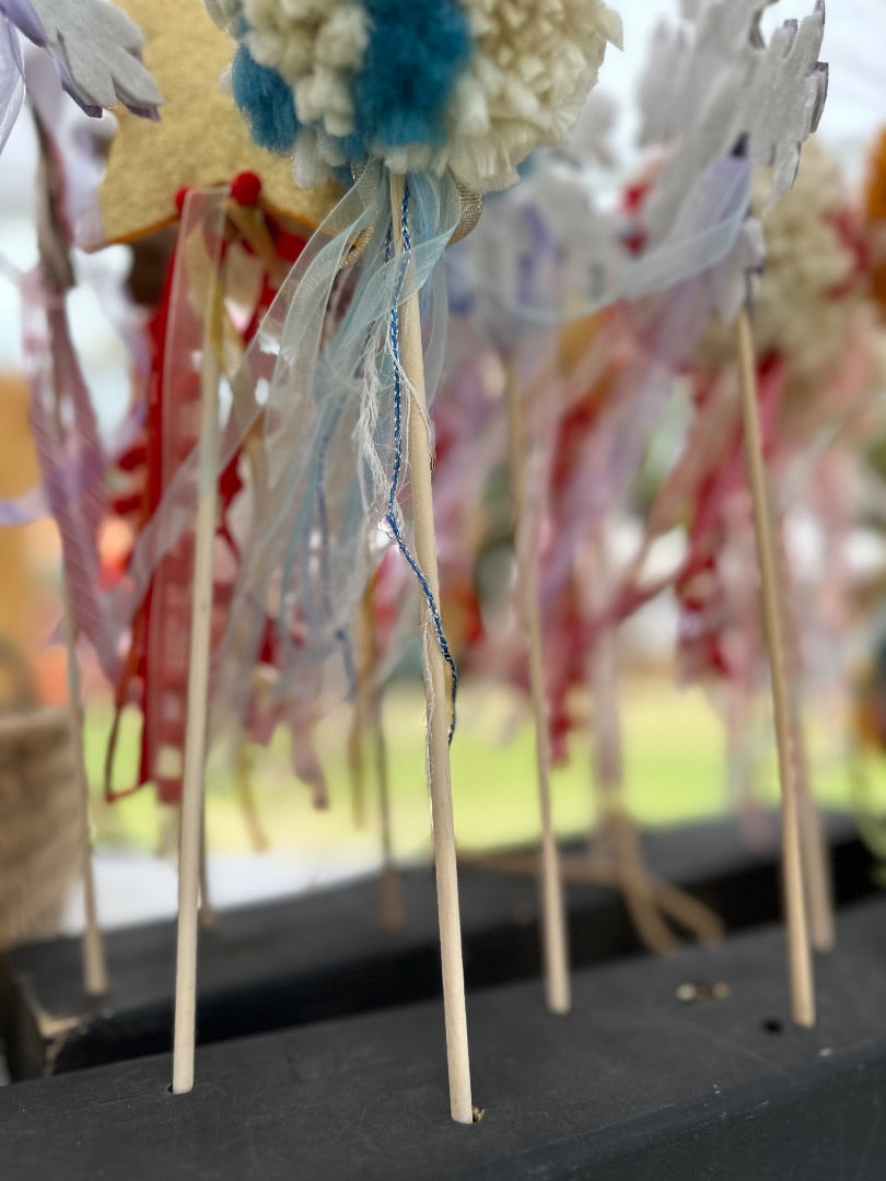 P and P Pompom Pompom Wands, Various Medium