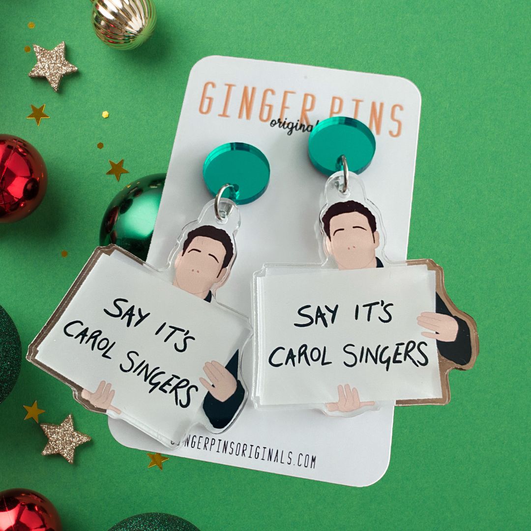 Ginger Pins Originals Love Actually Earrings