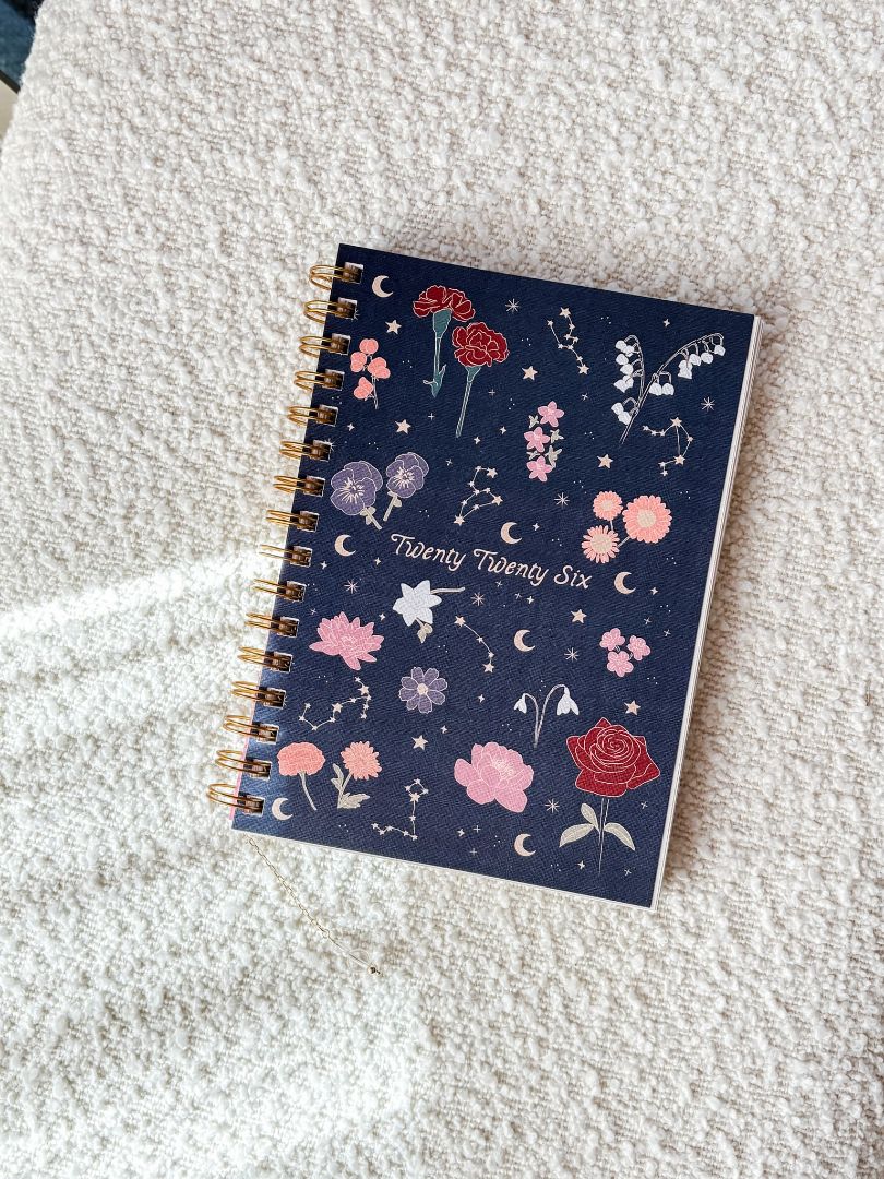 Conscious Mae 2026 Celestial Dreaming Diary, Blue A5